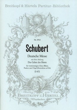 Epistolari: corrispondenza tra Schubert e l&#39;editore Breitkopf